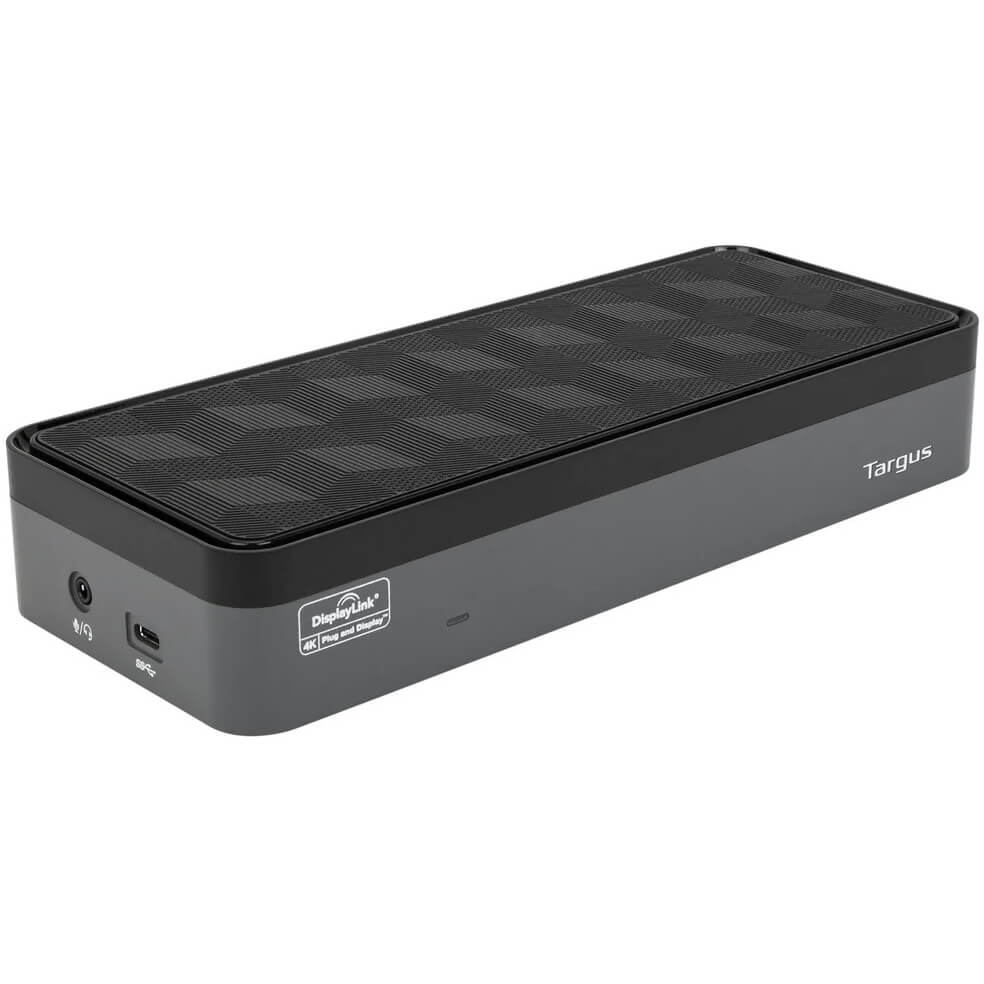 Station D'accueil Targus DOCK310USZ USB-C Dual 4K - Avec Adaptateur Secteur 65W, Ports HDMI, Ethernet, USB 3.0, état Fonctionnel