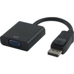 RCT Display Port To VGA Adaptor - Black (RCT ADP-DPVGA)