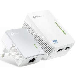 TP-LINK TL-WPA4220KIT 300Mbps AV600 Wi-Fi Powerline Extender Starter Kit (TL-WPA4220KIT)