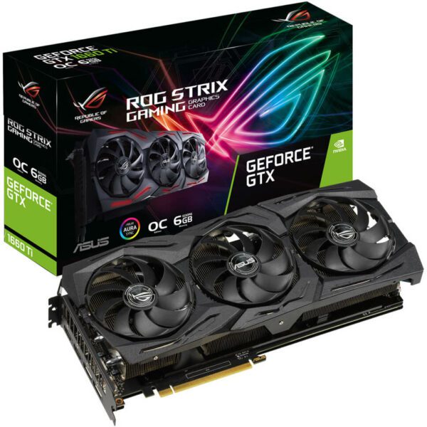 ASUS ROG Strix GeForce GTX 1660 Ti OC 6GB Graphics Card PC Shopper