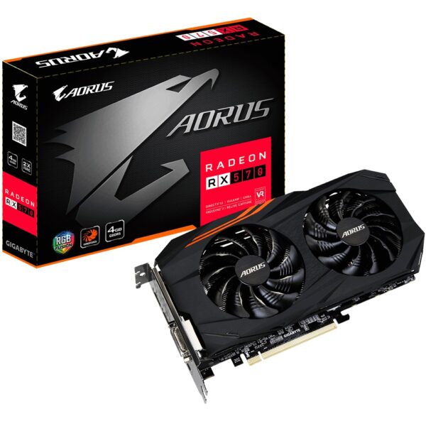 AORUS AMD Radeon RX 570 4GB Gaming Graphics Card Graphics