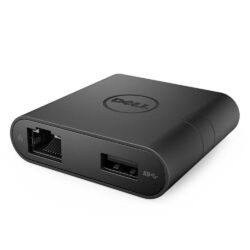 Dell DA200 USB Type C to HDMI/VGA/Ethernet/USB 3.0 Adapter (470-ABRY)