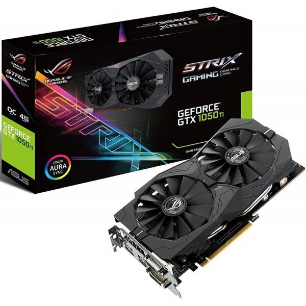 ASUS ROG Strix GeForce GTX 1050 Ti OC 4GB Gaming Graphics