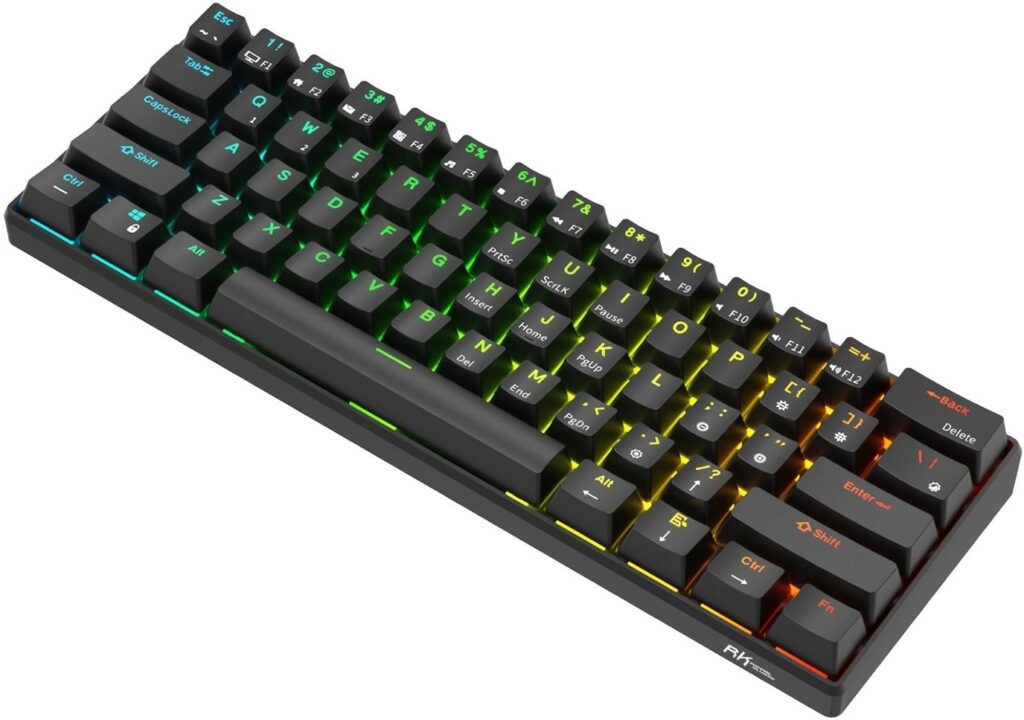 Red Dragon Rk61 Royal Kludge RK61 Mini Wireless Keyboard Laptop