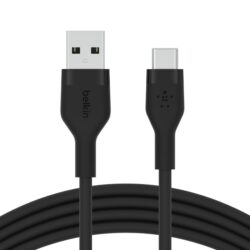 Belkin BoostCharge Black USB-C to USB-A Cable (CAB008BT1MBK)