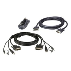 ATEN 1.8M USB DVI-D Dual Link Dual Display Secure KVM Cable Kit (2L-7D02UDX3)