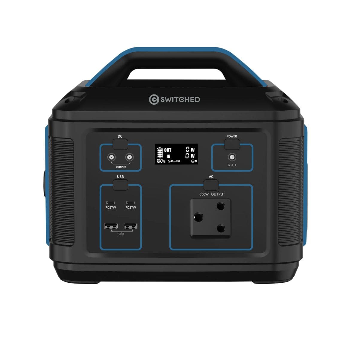 Switched 600W 555Wh Professional Portable Power Station