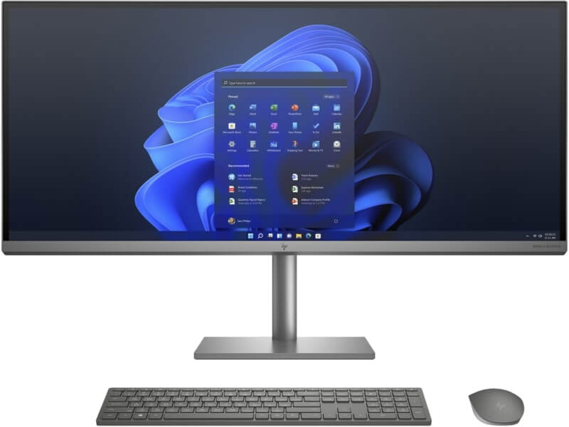 HP 34 All-in-One Desktop PC - Core i9-12900 / 34.0in WUHD /