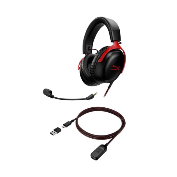 HyperX Cloud III Black Red Gaming Headset Laptop