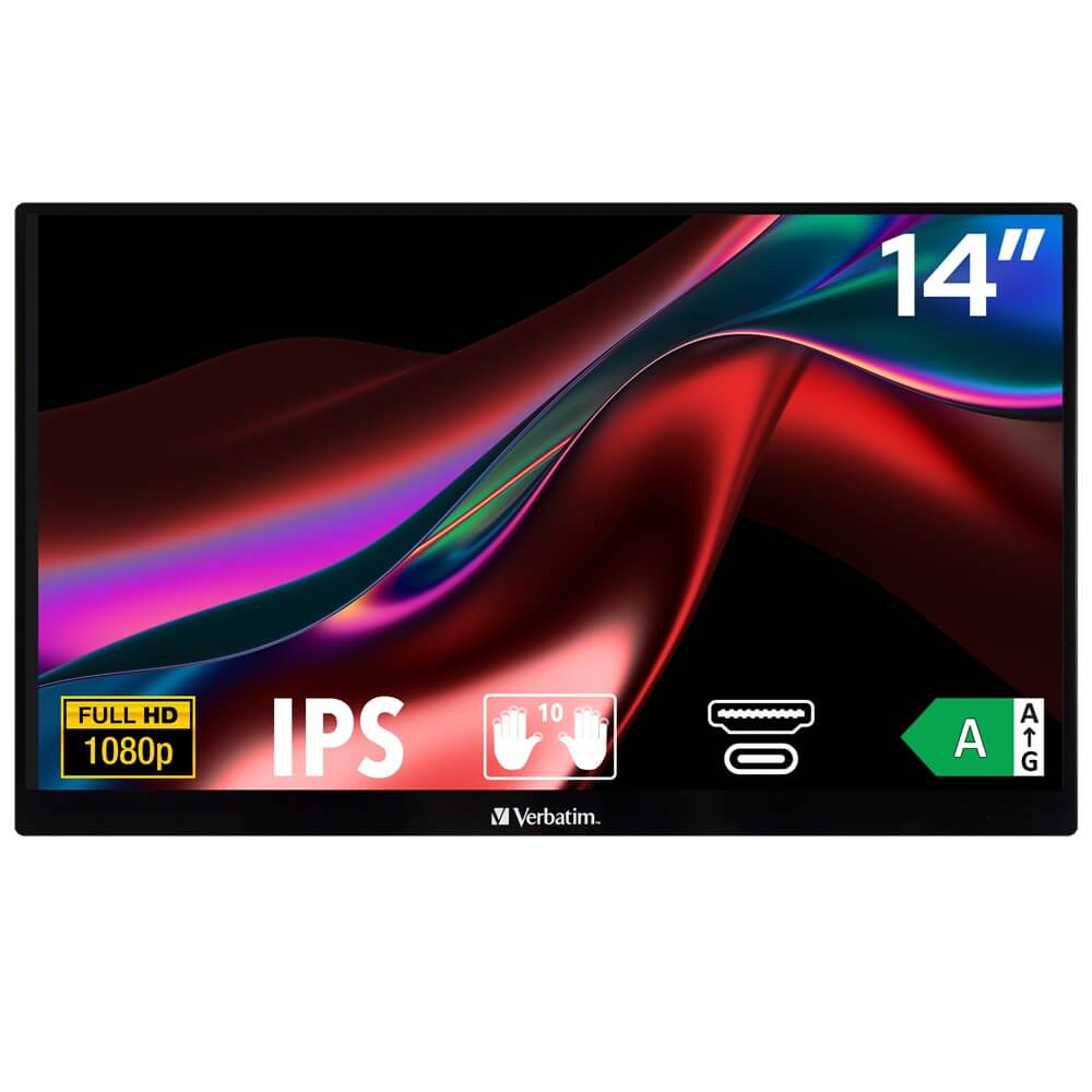 Verbatim 14インチ フルHD IPSモニター Verbatim 14in Full HD Portable Touchscreen Monitor 14in
