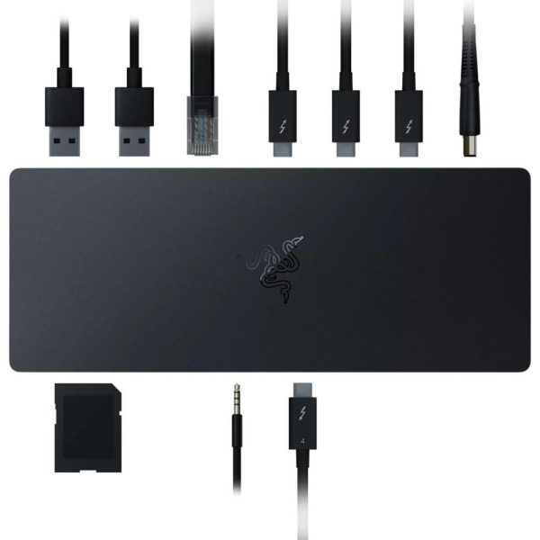 Razer Thunderbolt 4 Dock Chroma ブラック Razer Thunderbolt 4 Dock Chroma - Black Laptop