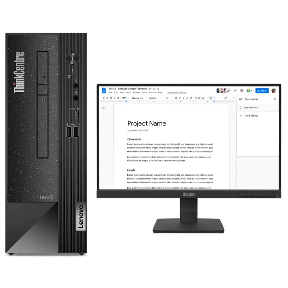 Lenovo ThinkCentre Neo 50s Gen 4 Desktop PC - Core i3-13100