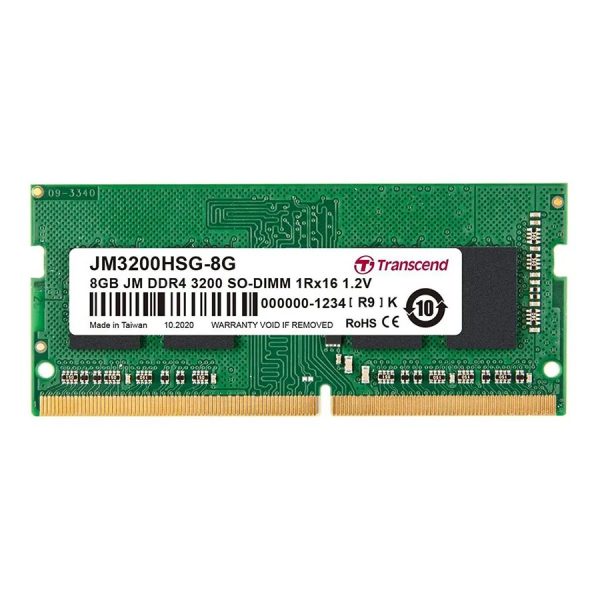 Transcend 8GB DDR4 3200MHz Notebook Memory Module
